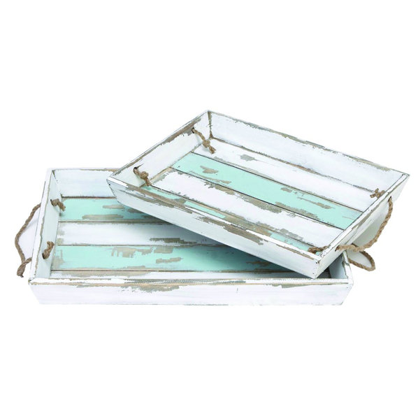 Blue Decorative Trays You'll Love Wayfair